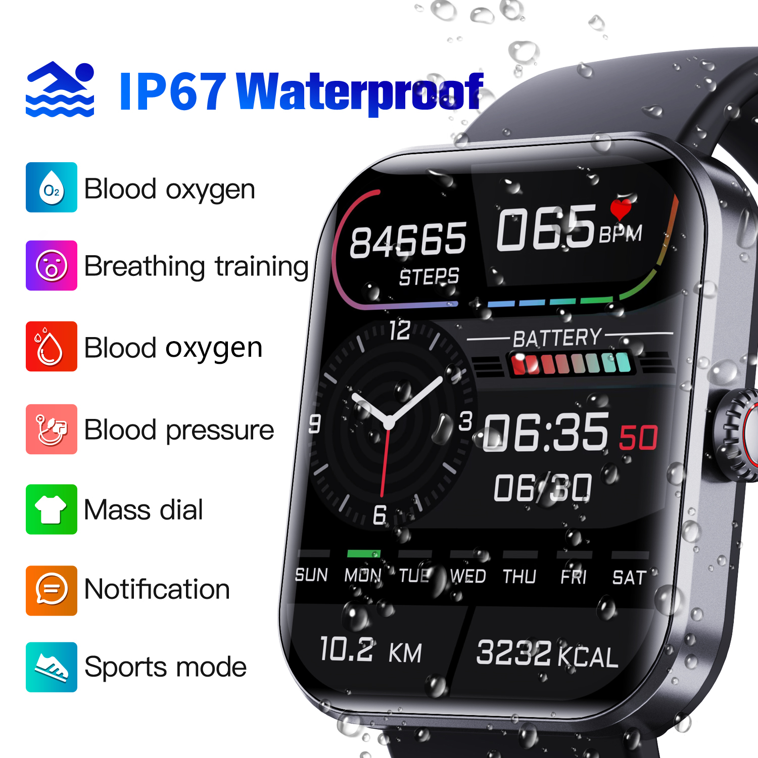 LMJM-F57L The Fourth Generation Smart Sports Watch