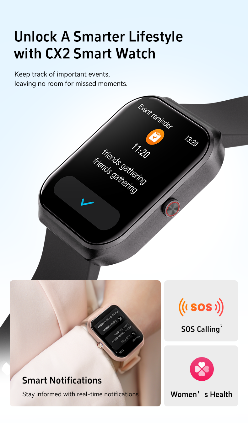 LMXM-CX2 Smart Watch Health Monitor