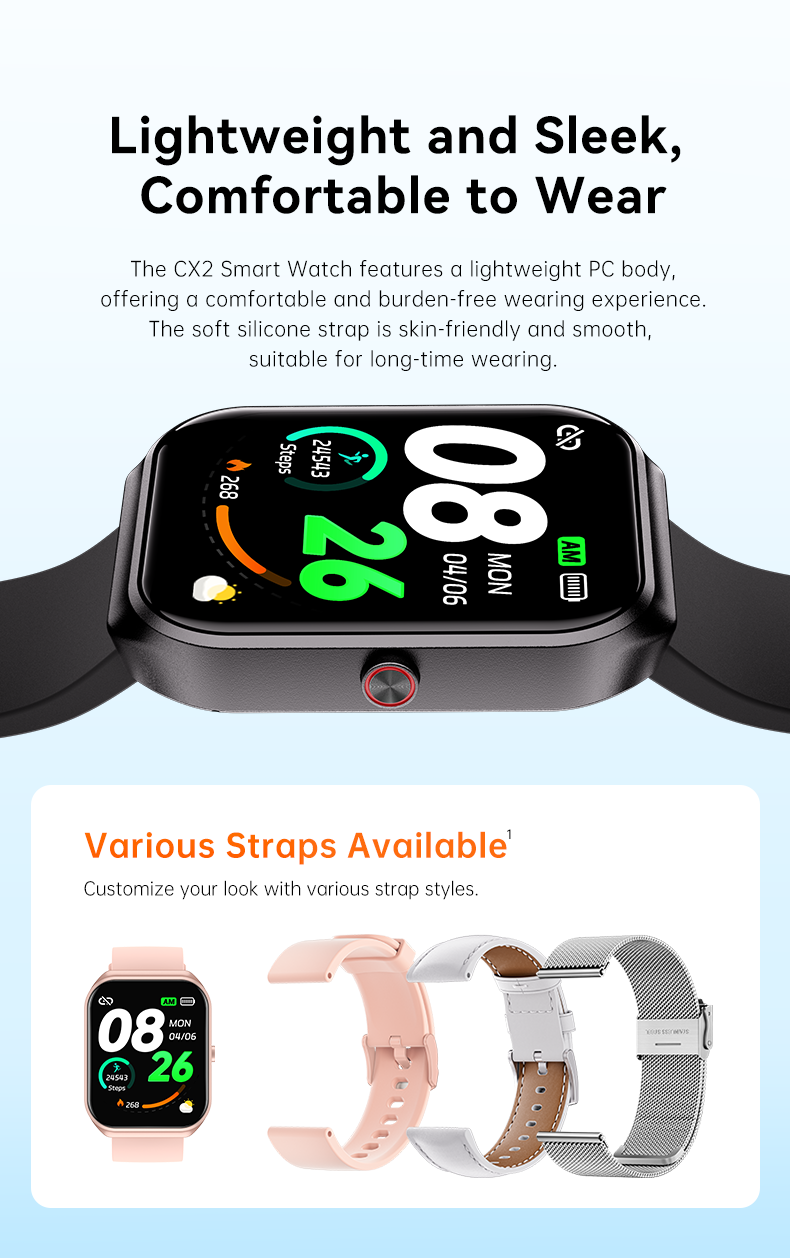 LMXM-CX2 Smart Watch Health Monitor