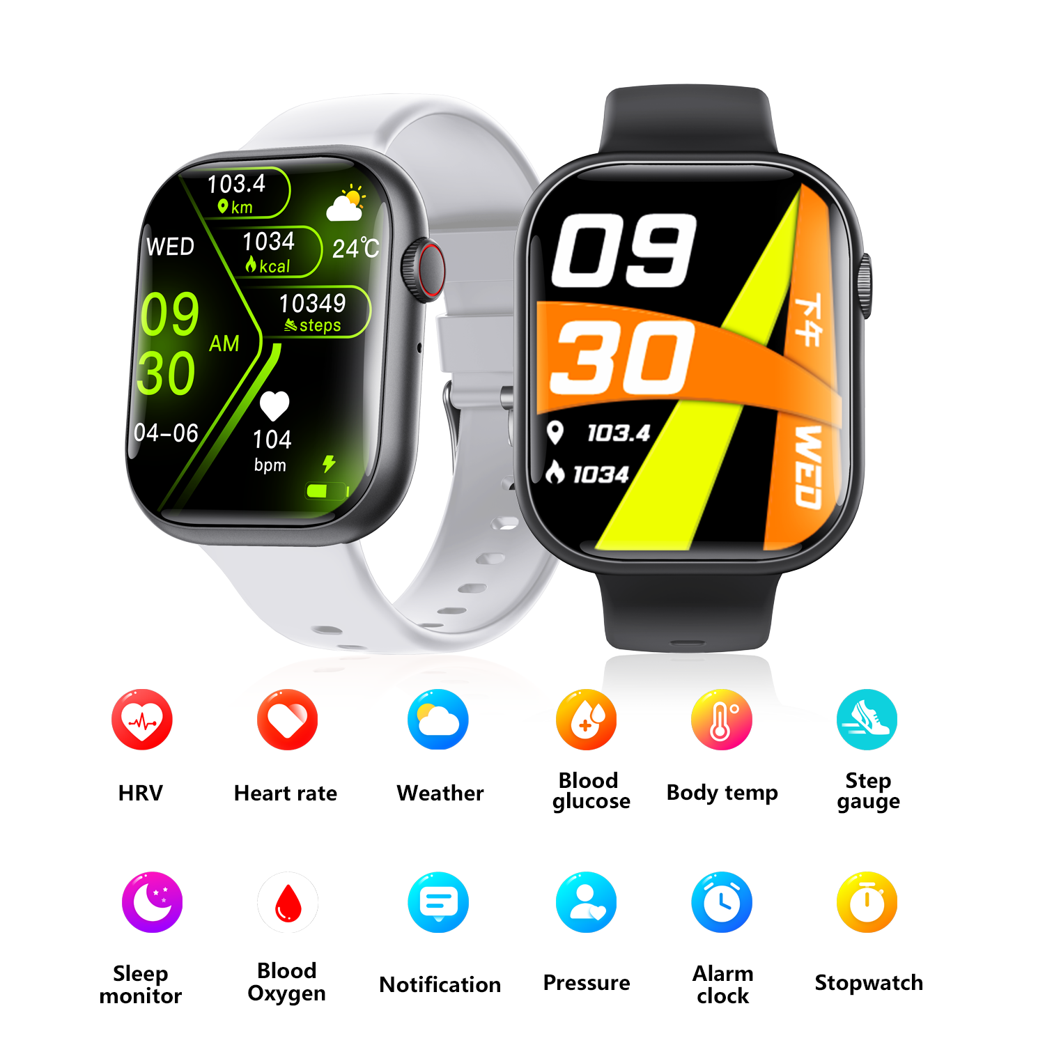 LMJM-F58 Blood Oxygen Monitor Smart Watch
