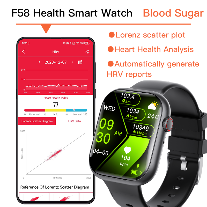 LMJM-F58 Blood Oxygen Monitor Smart Watch
