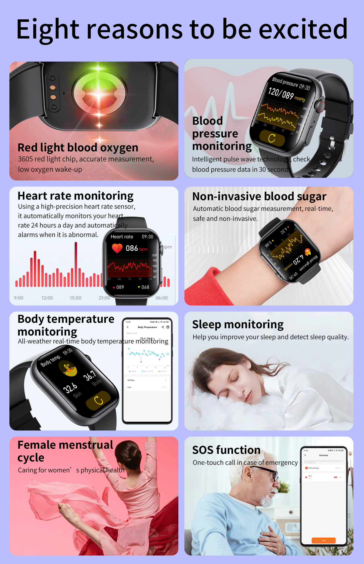 LMJM-F59 Multifuctional Smart Watch