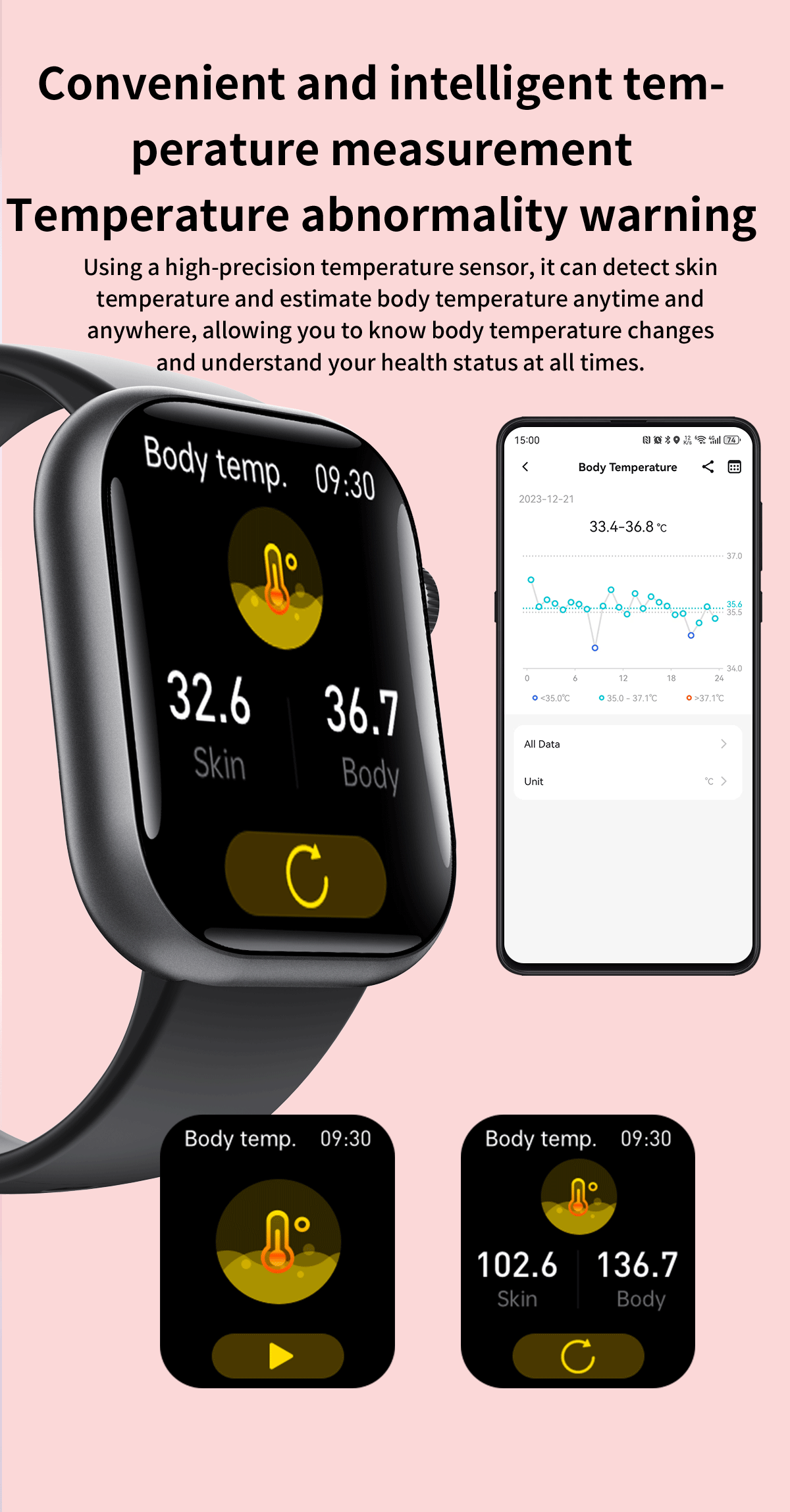 LMJM-F59 Multifuctional Smart Watch