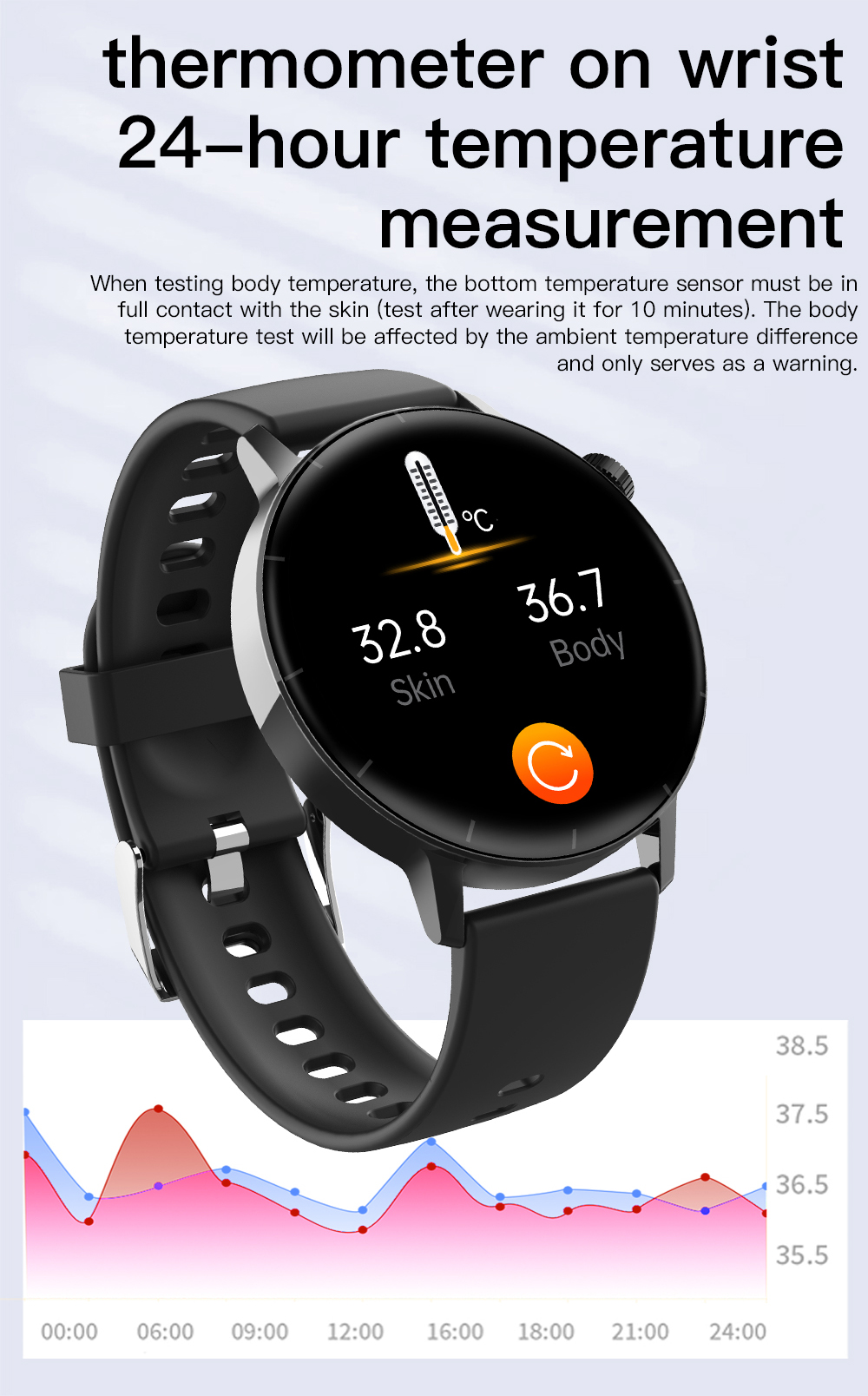 LMJM-F67 Blood Component Analysis Smart Watch