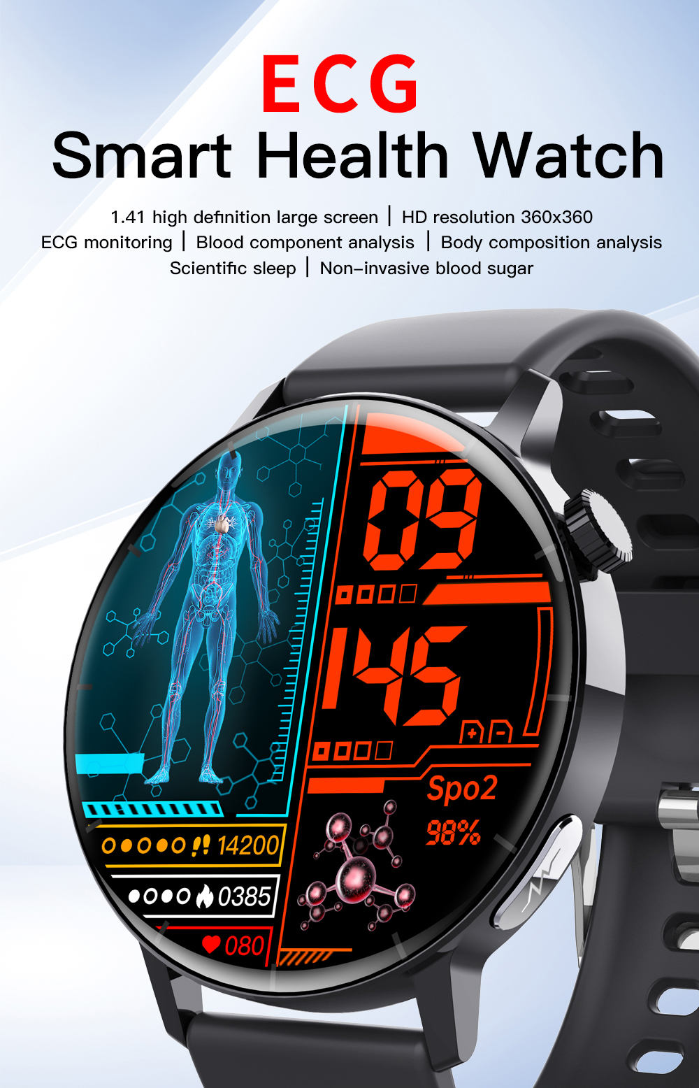 LMJM-F67Pro Breathing Training Smart Watch