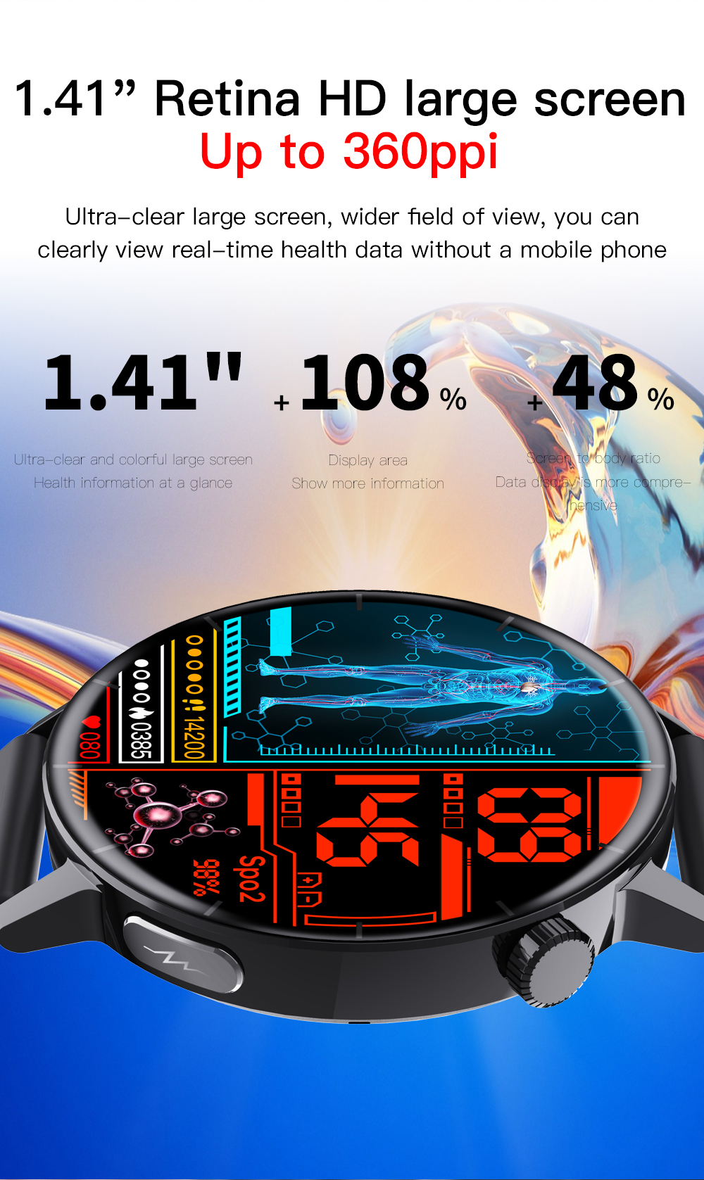 LMJM-F67Pro Breathing Training Smart Watch