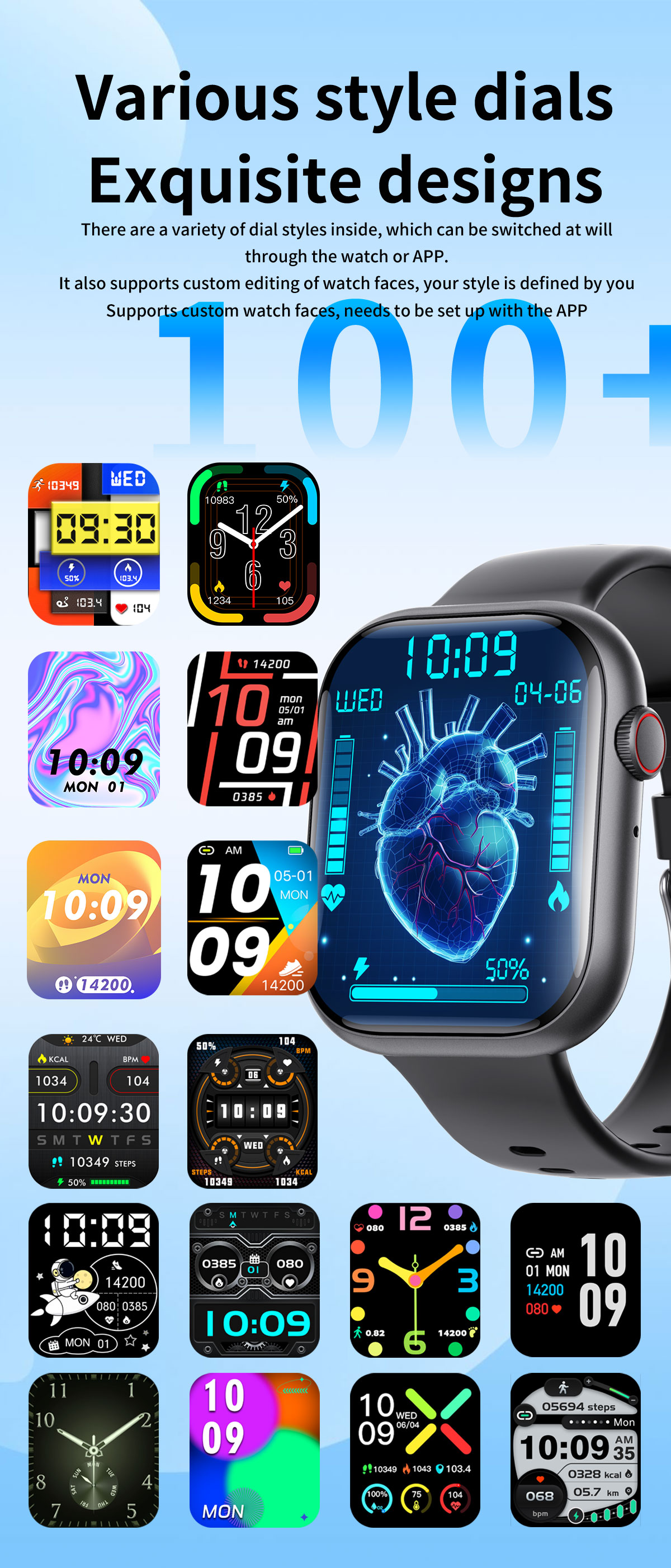 LMJM-F70 Women's Menstrual Track Smart Watch