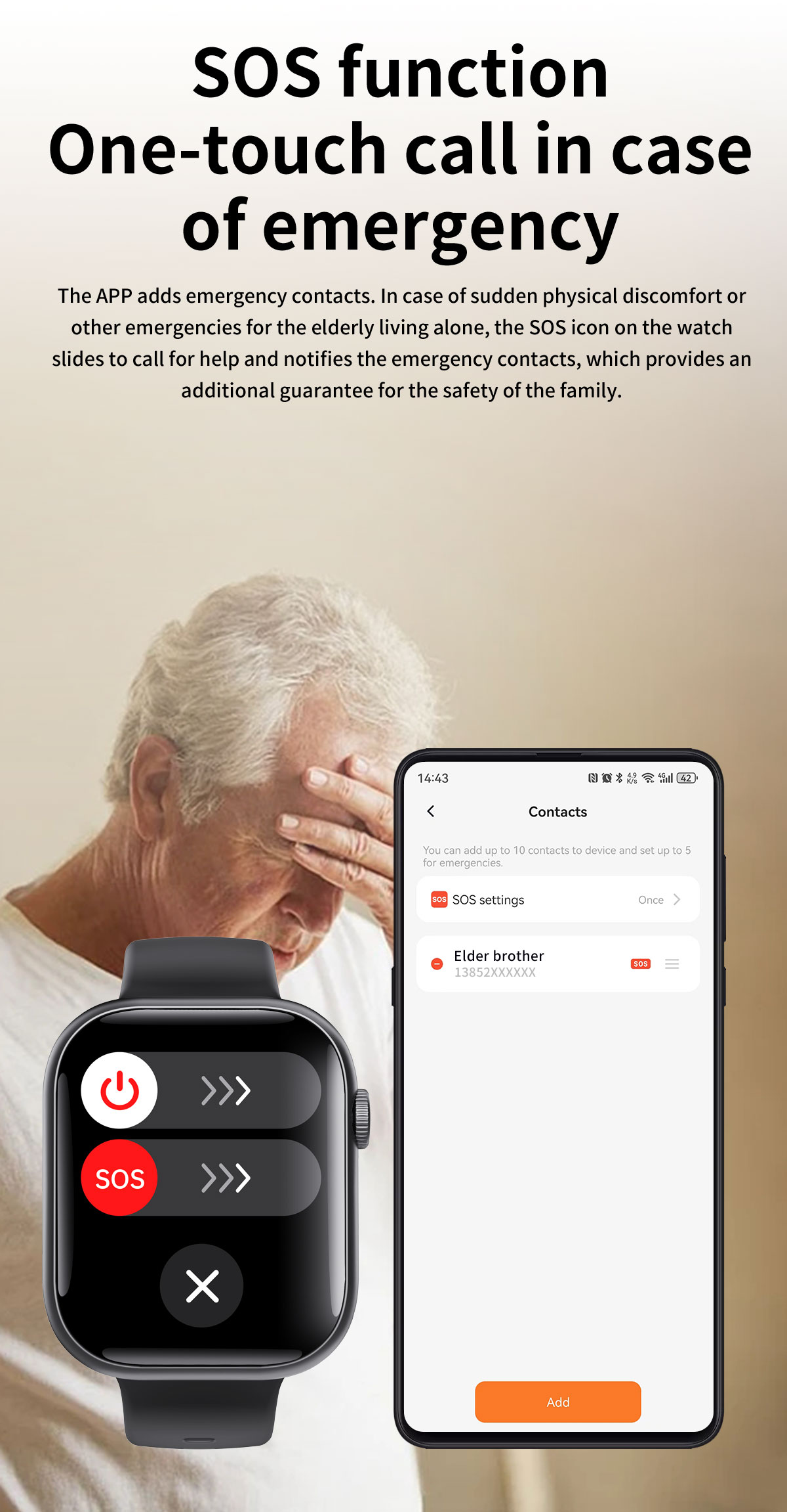 LMJM-F70 Women's Menstrual Track Smart Watch