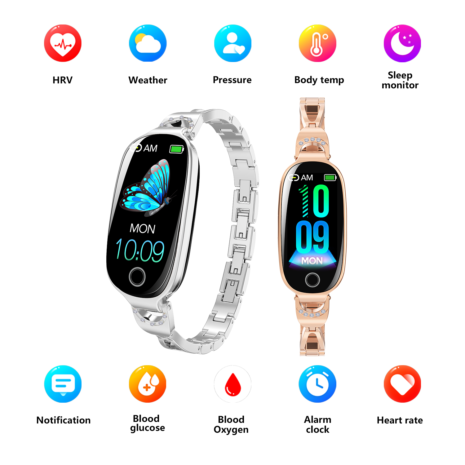 LMJM-F81 Blood Oxygen Monitor Smart Watch